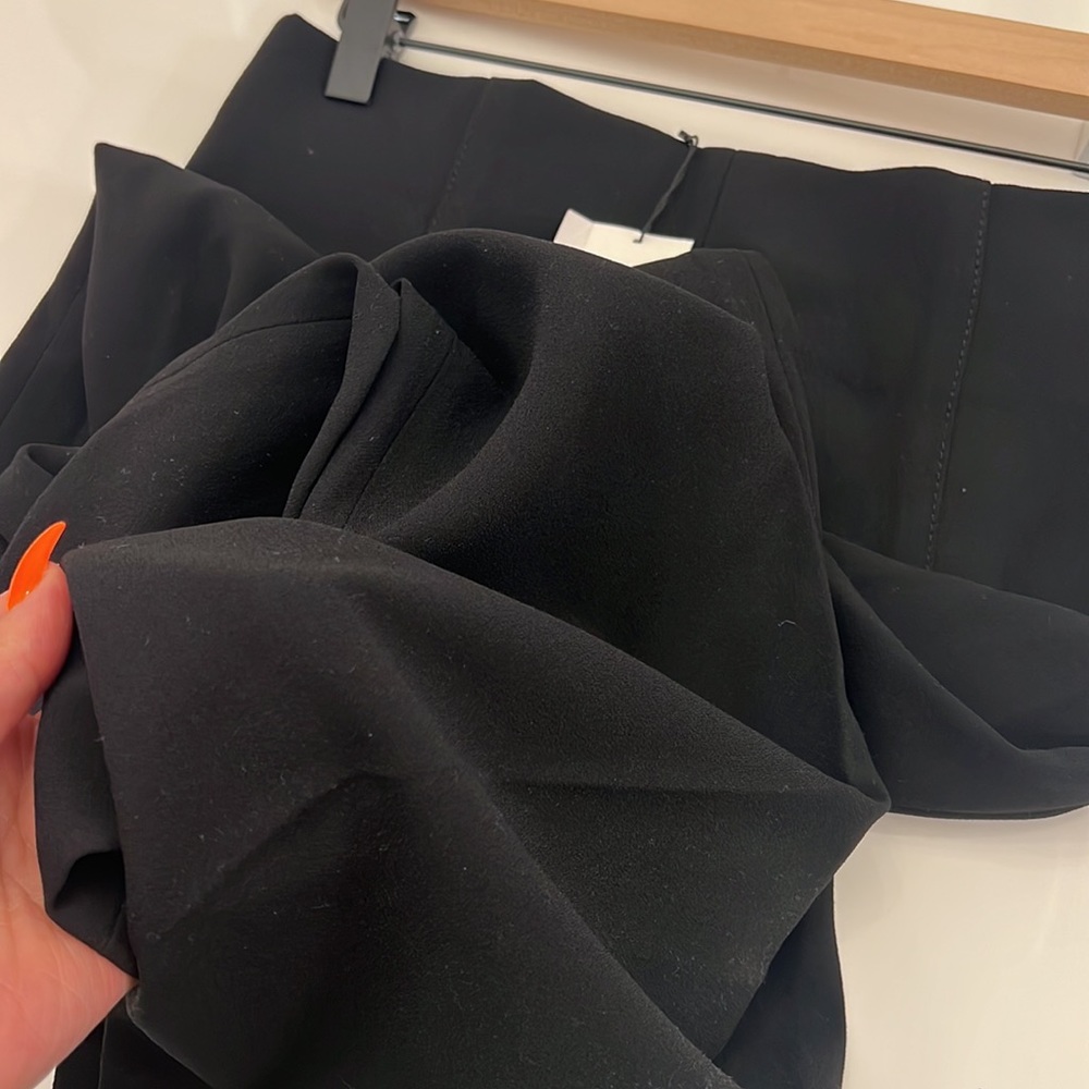 Zara Black Wide-Leg Trousers - Picture 12 of 16